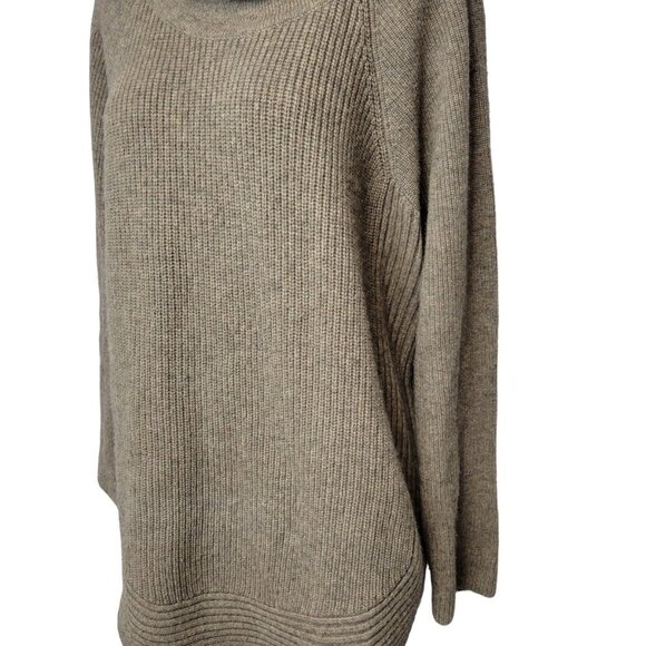 Vince Cashmere/Wool Zipper Side  Cowl Neck Sweater - Picture 12 of 12